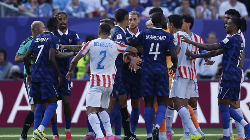 Paraguay-France: coups dans la gorge, tirages de maillot... Ces nombreuses fautes paraguayennes restées impunies qui provoquent la colère des Bleus