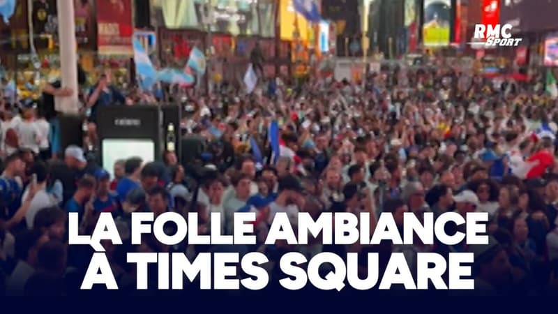 Coupe du monde : France, Algérie, Sénégal… la folle ambiance à Times Square