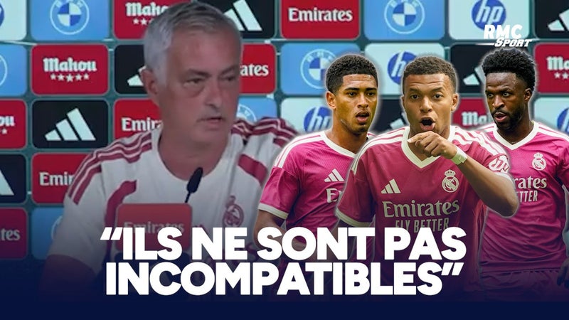 Real Madrid : Mbappe, Vinicius, Bellingham… “Ils ne sont pas incompatibles”, explique Mourinho