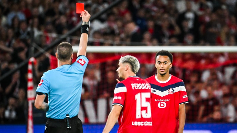 "On doit gérer les émotions", le rappel à l'ordre de Davide Ancelotti à Ethan Mbappé après son carton rouge