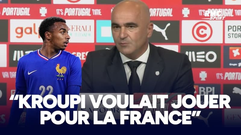CDM 2026 : “Kroupi voulait jouer pour la France”, explique Roberto Martínez, sélectionneur du Portugal