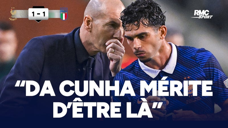 France 1-1 Italie : "J'aime beaucoup" Zidane encense Da Cunha