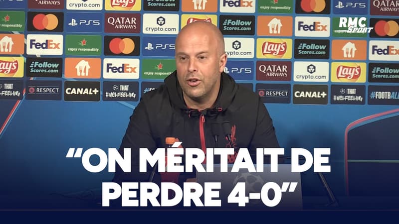 PSG-Liverpool : "L'an dernier, on méritait de perdre 4-0..." admet Slot