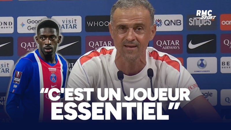 PSG : “Il a été, il est et il sera un joueur essentiel pour nous”, Luis Enrique explique la mise au repos de Dembélé