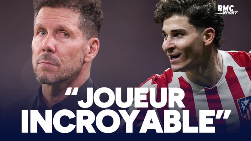 Atlético - Arsenal : "C'est normal !", Alvarez cité au PSG ou au Barça… ça ne choque pas Simeone