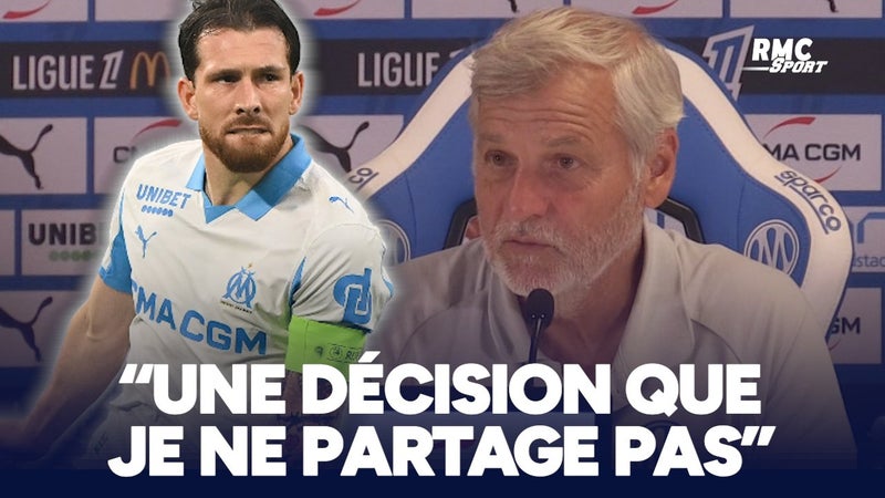 OM : "Une décision de la direction que je ne partage pas" avoue Genesio sur le retrait du capitanat à Hojbjerg