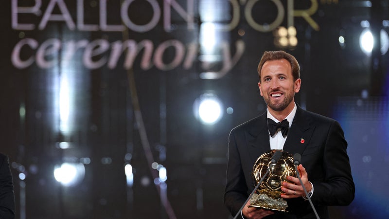 Ballon d'or 2026: le classement complet du Ballon d’or masculin remporté par Harry Kane