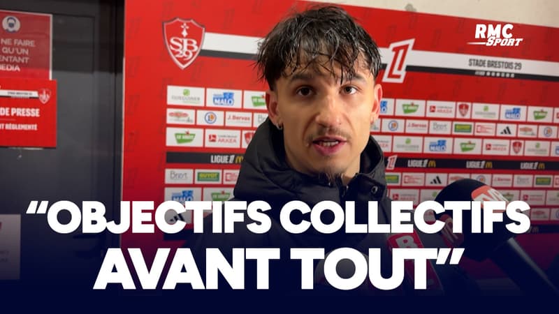 Brest 3-4 Rennes : "J'ai envie qu'on réalise nos objectifs collectifs avant tout", assure Lepaul
