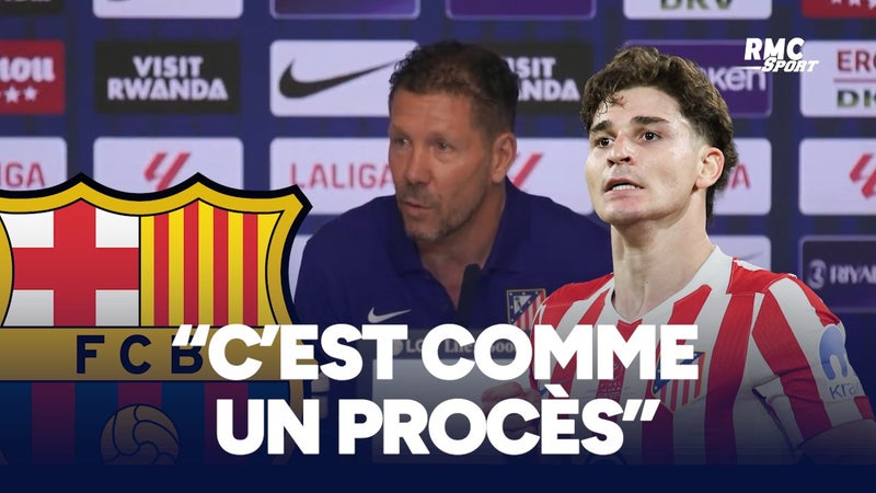 "C'est comme un procès !", Diego Simeone clarifie la situation autour d'Alvarez