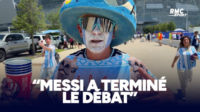 "Le GOAT, il n'y a pas débat", les Argentins se prosternent devant Messi