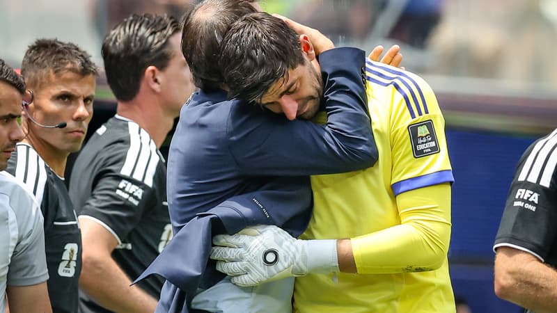 Espagne-Belgique: "J'aurais pu rester dans les buts", les mots forts de Courtois, qui respecte tout de même le choix de Garcia