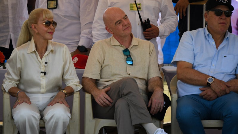 En pleine tempête à la Fifa, Gianni Infantino est en Colombie pour l'investiture du président
