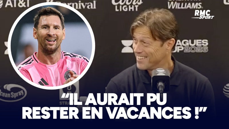 "Messi aurait pu rester en vacances" ironise le coach de son futur adversaire