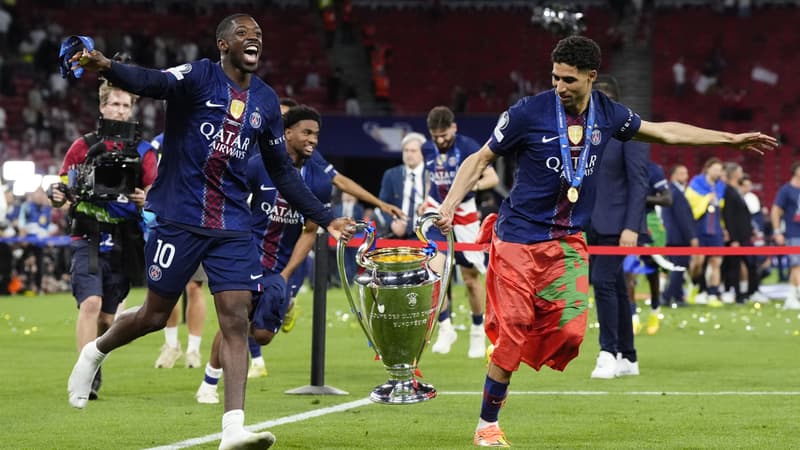 "Un flocage collector exclusif: le PSG annonce la mise en vente d'un maillot "deux étoiles" pour célébrer le sacre en Ligue des champions