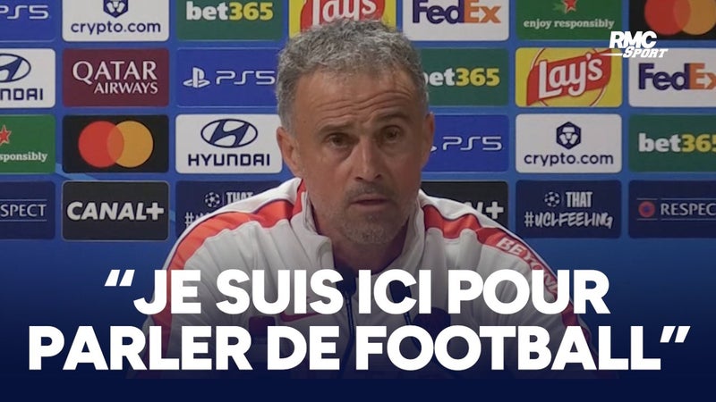 PSG - Barcelone : Les violences du 17 octobre ? "Je ne suis pas la personne pour parler de ça", estime Luis Enrique