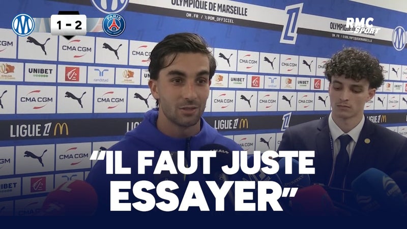 OM 1-2 PSG : "Il faut juste essayer", le secret de Ferran Torres pour marquer des buts