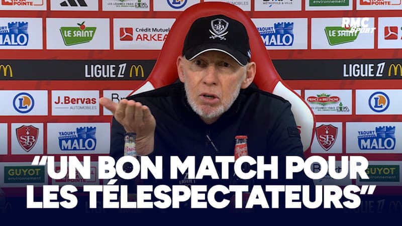 Brest 3-4 Rennes : "Un bon match pour les téléspectateurs", peste Roy