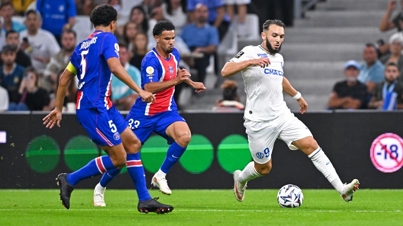 "Doué ne touche jamais le ballon", la presse marseillaise déplore le penalty non sifflé sur Gouiri