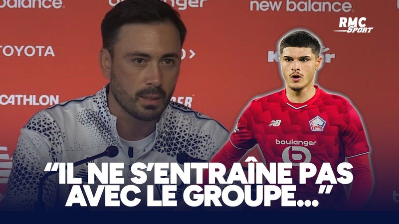 Losc : “Fernandez-Pardo ne s’entraîne pas avec le groupe jusqu’à la fin du mercato…c’est sa situation…”, annonce Davide Ancelotti
