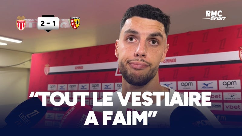 Monaco 2-1 Lens : "Tout le monde a faim dans le vestiaire" s'enthousiaste Abline