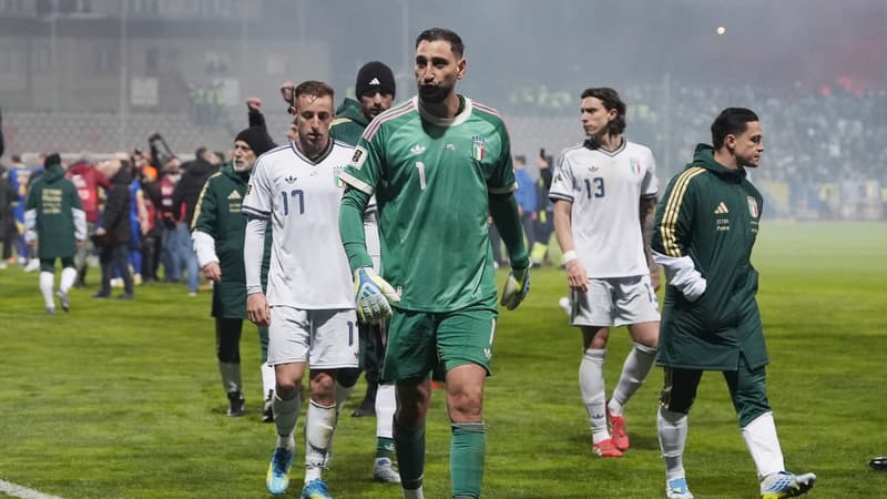 Italie: "Personne n'a jamais demandé un seul Euro", Donnarumma dément avoir négocié des primes pour la Coupe du monde avant le barrage (perdu)