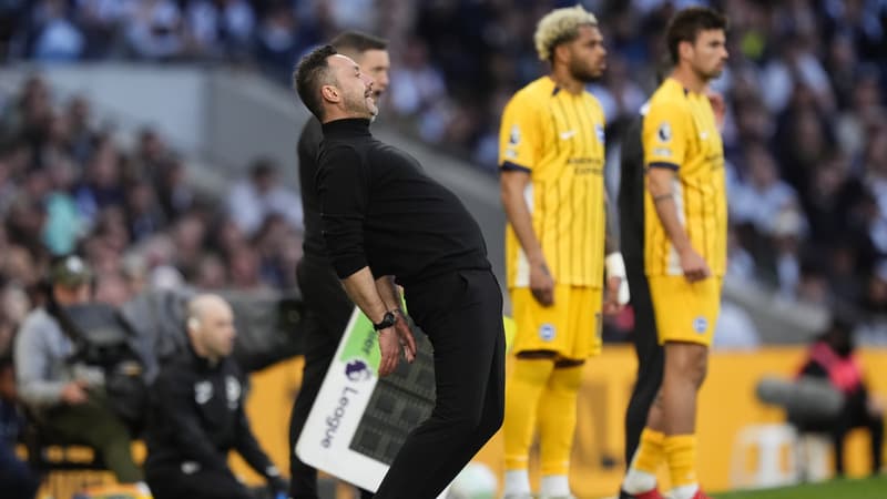 Tottenham: De Zerbi abasourdi, larmes aux yeux... Le scénario cauchemar pour les Spurs, crucifiés dans le temps additionnel et toujours relégables