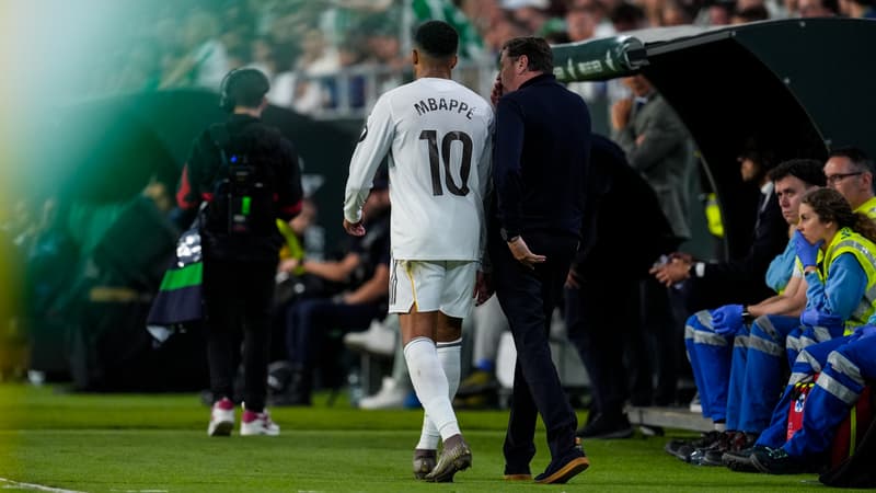 Une "surcharge musculaire": ce qu'on sait du problème physique de Mbappé, sorti blessé lors de Betis-Real Madrid