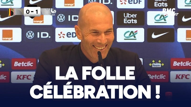 Belgique 0-1 France : "Je ne sais même pas ce que j'ai fait...", Zidane raconte sa célébration sur le but d'Olise