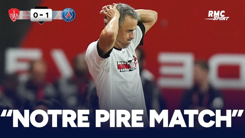Brest 0-1 PSG : "Notre pire match" Luis Enrique agacé