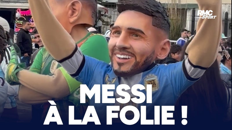 Déguisements, chants et feux d'artifices... au coeur de la folie de Buenos Aires pour la dernière de Messi en sélection !
