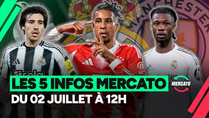 Olise, Camavinga, Tonali… les 5 infos mercato du 02 juillet à la mi-journée !