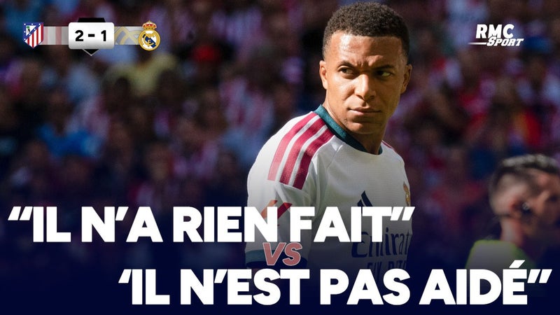 Atlético 2-1 Real "Il n'a rien fait", "pas aidé"... Le cas Mbappé divise les fans merengue
