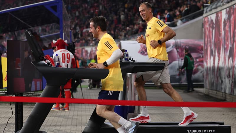 Bundesliga: le drôle de défi du patron de Red Bull qui a couru sur un tapis pendant le match de Leipzig