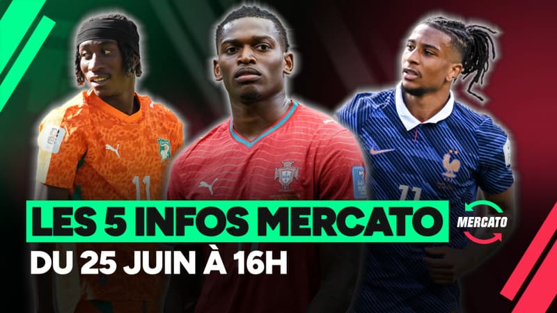 Olise, Diomandé, Leao… Les 5 infos mercato du 25 juin à la mi-journée