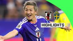 Le tirage au sort du Japon et de la Suède permet aux deux pays d'accéder aux 16es de finale
