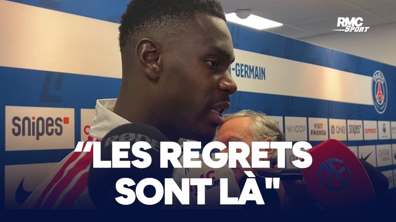PSG 2-0 OL : "C'est rageant, les regrets sont là" avoue Niakhaté