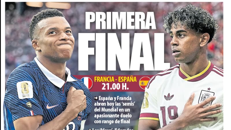 "Le Tourmalet s'appelle Mbappé": la presse espagnole a un "pressentiment" avant France-Espagne