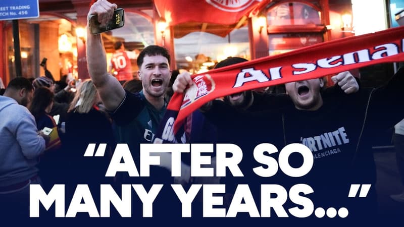 Arsenal champion de Premier League... la joie sur place après 22 ans d'attente !