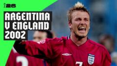 Argentine contre Angleterre 2002 – Rédemption pour Beckham