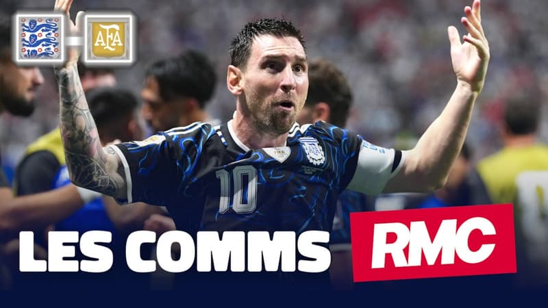 Angleterre 1-2 Argentine : L’Argentine de Messi en route pour le back to back… les comms RMC !