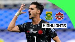 Le Canada se qualifie pour les huitièmes de finale avec un vainqueur tardif contre l'Afrique du Sud