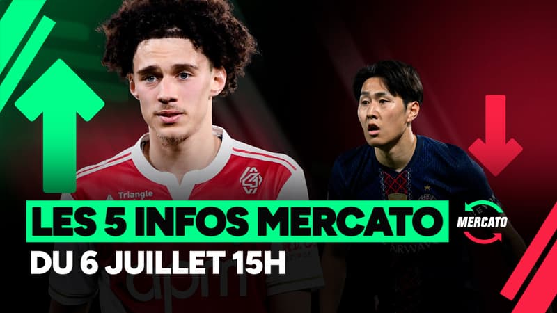 Akliouche, Tonali, Lee... Les 5 infos mercato du 6 juillet à la mi-journée