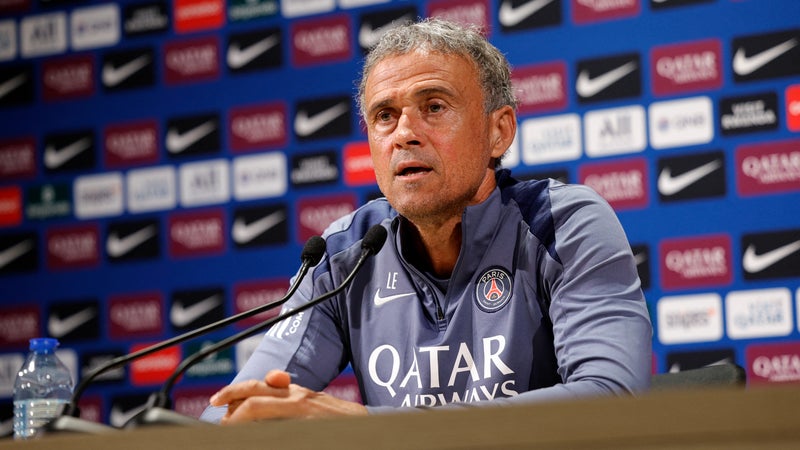 PSG-Lens: "Je dois parler avec ma femme pour savoir qui va jouer", la réponse amusante de Luis Enrique sur sa composition pour le Trophée des champions