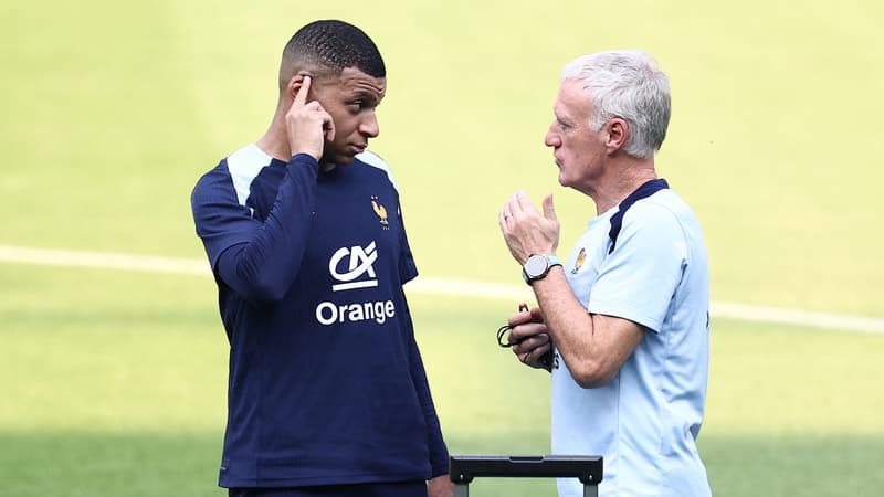 "Moi, je ne parlerai pas, mais ils ne sont pas obligés de faire comme moi" Deschamps au soutien mais pas trop de Kylian Mbappé opposé au RN