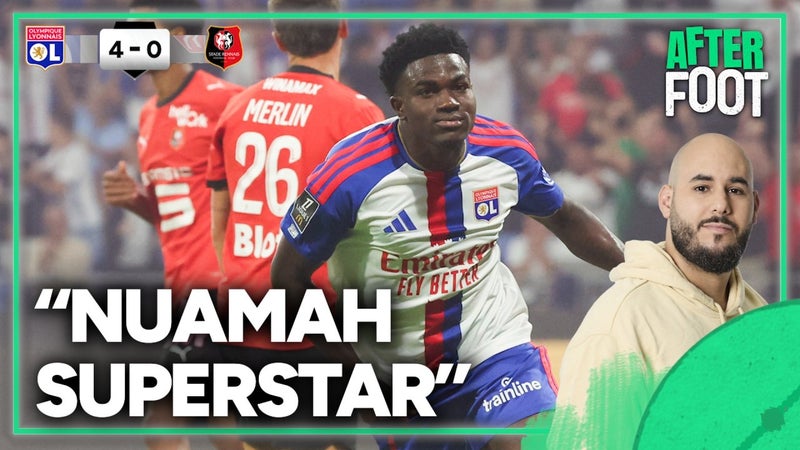 Lyon 4-0 Rennes : "Nuamah sperstar" s'enthousiasme Acherchour