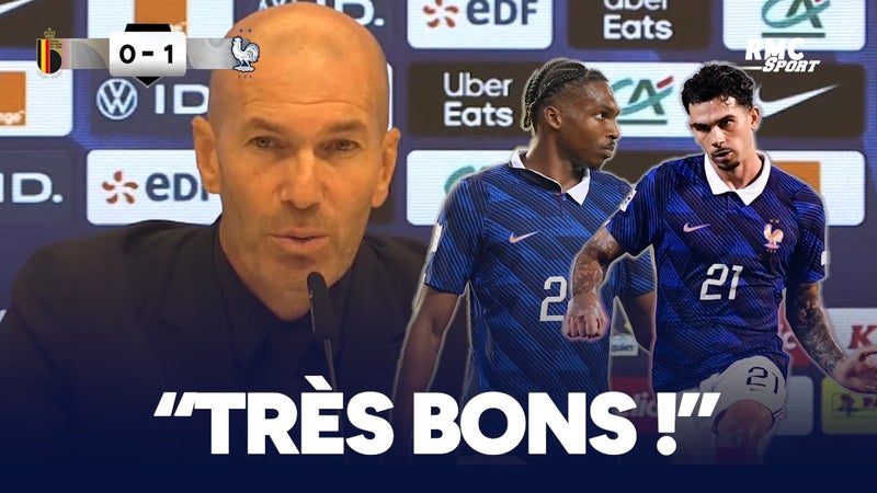 Belgique 0-1 France : "Ils ont été très bons", Zidane encense Jacquet et Da Cunha