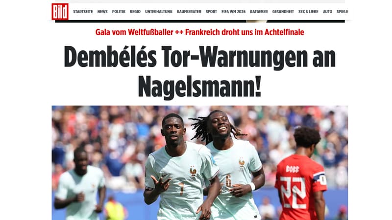 "Les buts de Dembélé sont un avertissement pour Nagelsmann": la presse allemande anticipe déjà un 8e de finale face aux Bleus