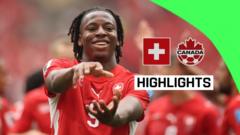 La Suisse bat le Canada, mais les deux se qualifient pour les 16es de finale