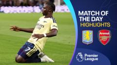 Saka remporte une victoire acharnée à Arsenal à Aston Villa