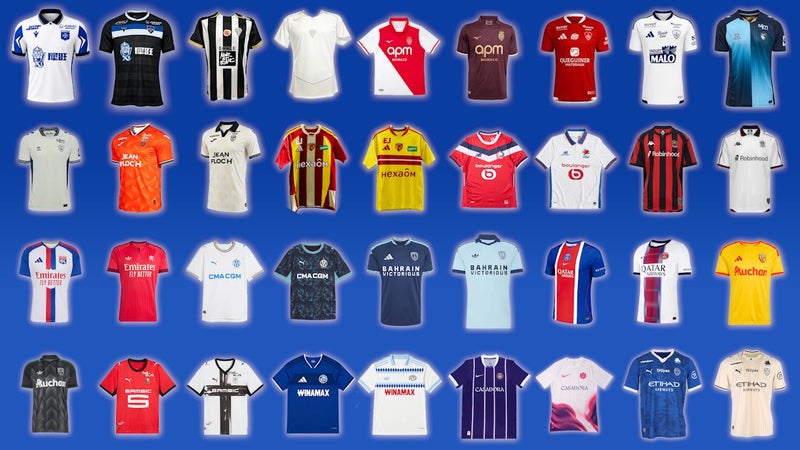 Ligue 1 : Tous les maillots de la saison 2026/27